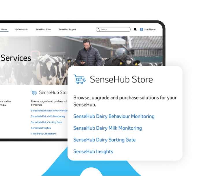 SenseHub Store banner background