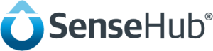SenseHub Black Text Logo